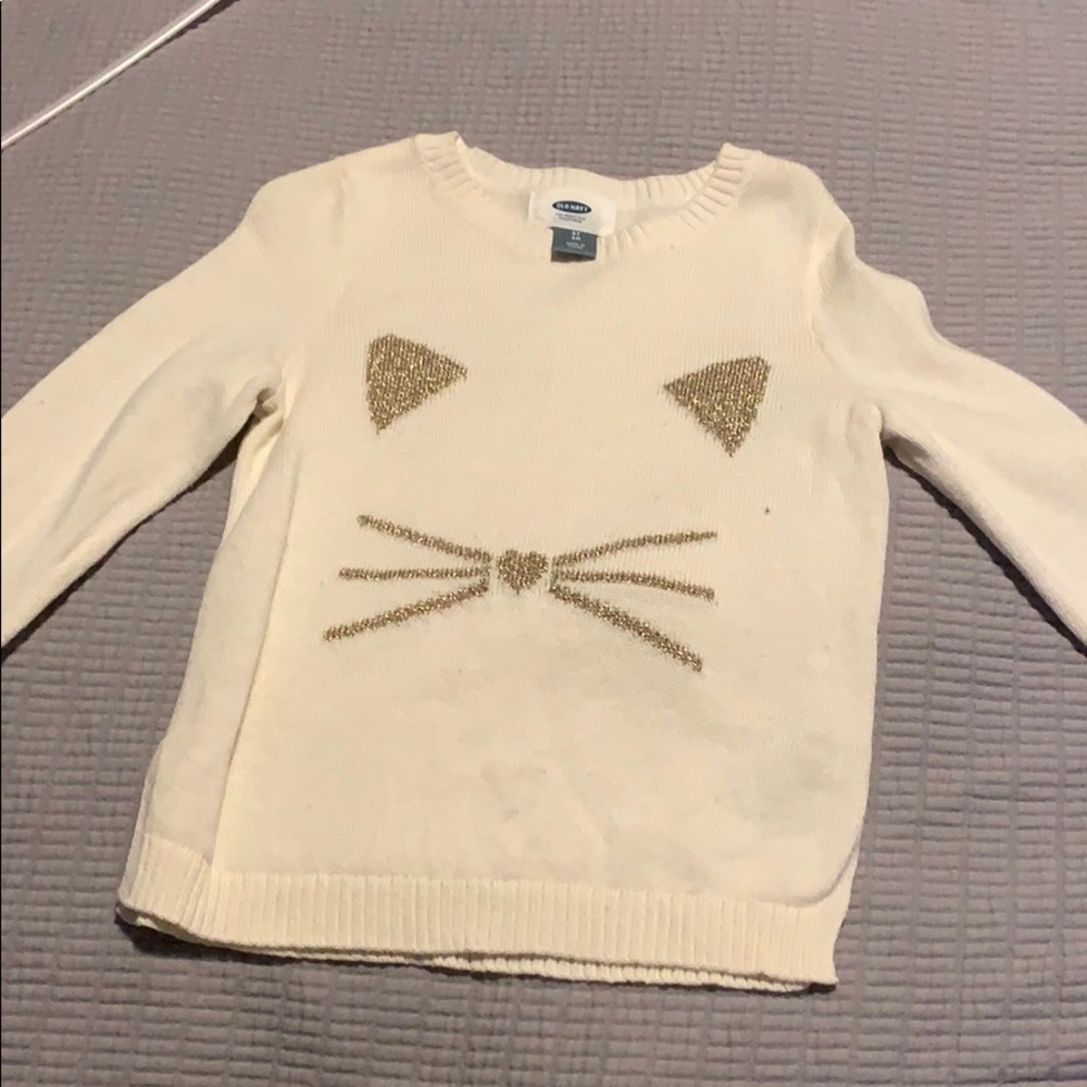 Great old navy toddler kitten sweater.